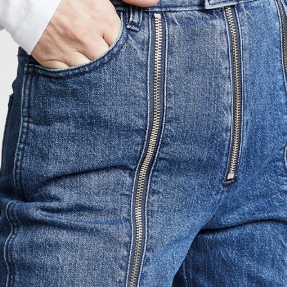 J Brand Connie High Rise Cigarette Zipper Jeans - Picture 2 of 9